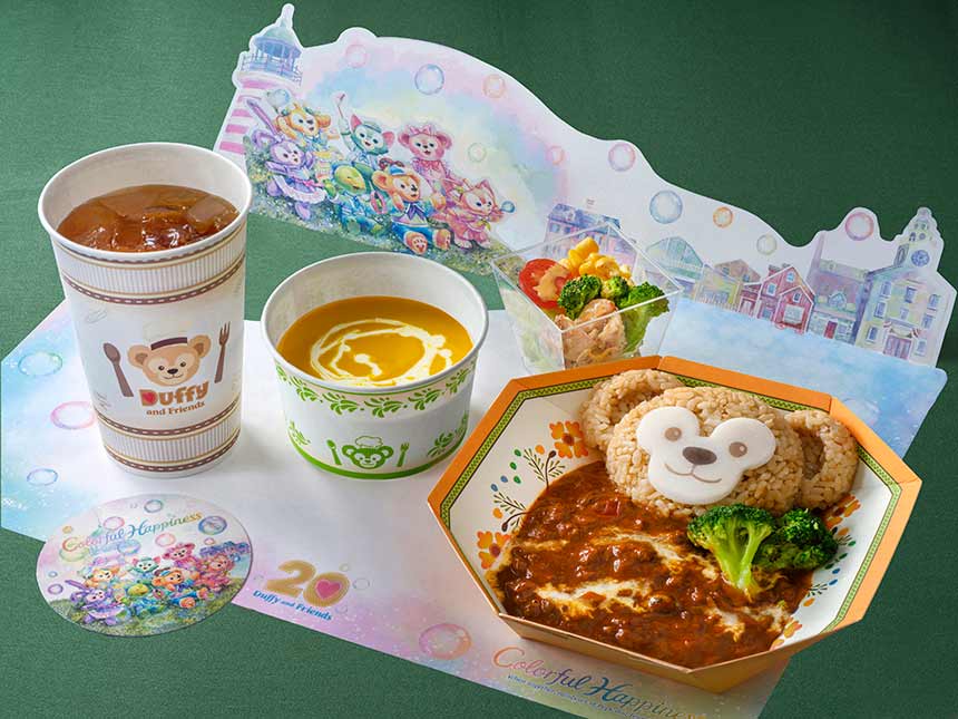 ダッフィーのスペシャルセット（ビーフ）