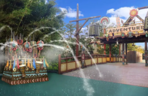 夏ディズニー2025シーびしょ濡れ