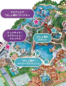 夏ディズニー2025シーエンタメマップ