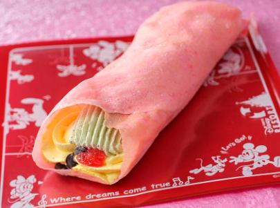 フローズンクレープ(ストロベリー&ピスタチオホイップ)