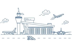 空港イラスト