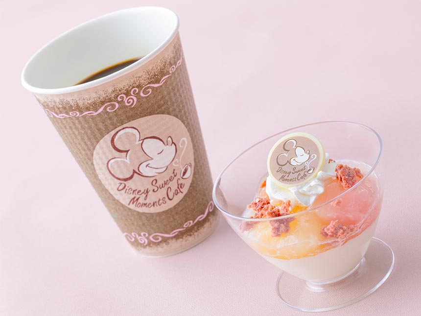 ピーチブランマンジェとのセット