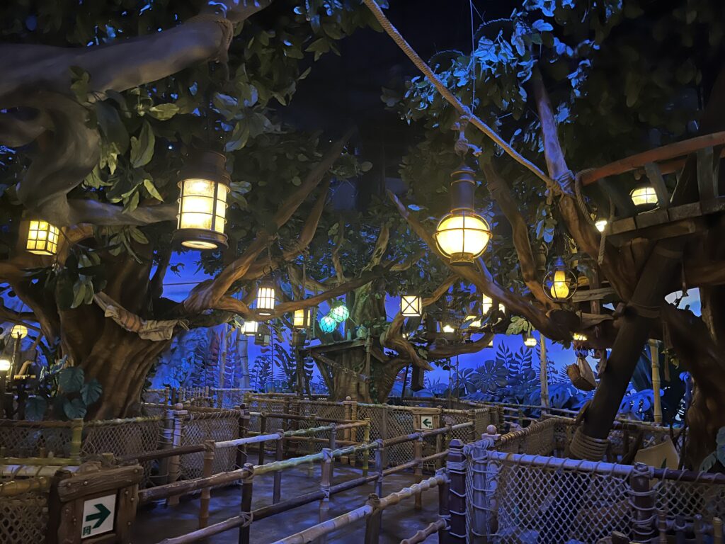 ピーターパンのネバーランドアドベンチャーキューライン