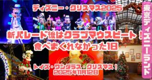 ディズニーランドクリスマスレポート後編アイキャッチ