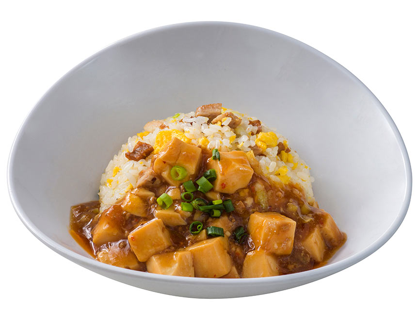 マーボー豆腐のあんかけチャーハン