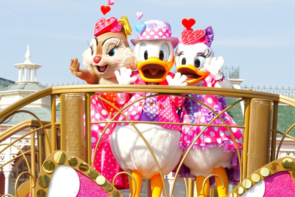 ドナルド、デイジー、クラリス