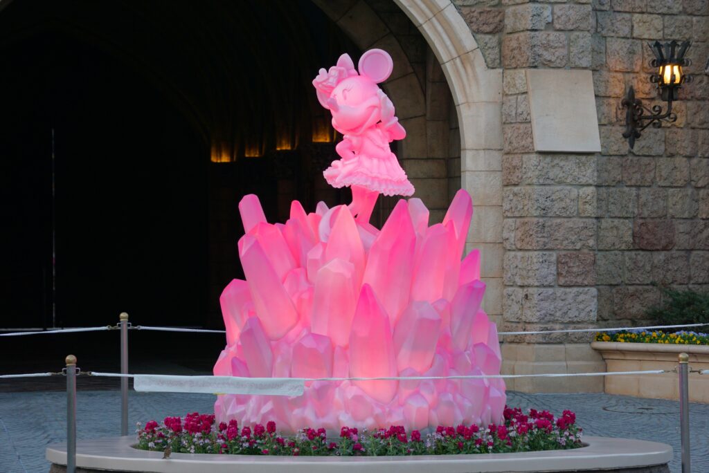 シンデレラ城裏ミニー