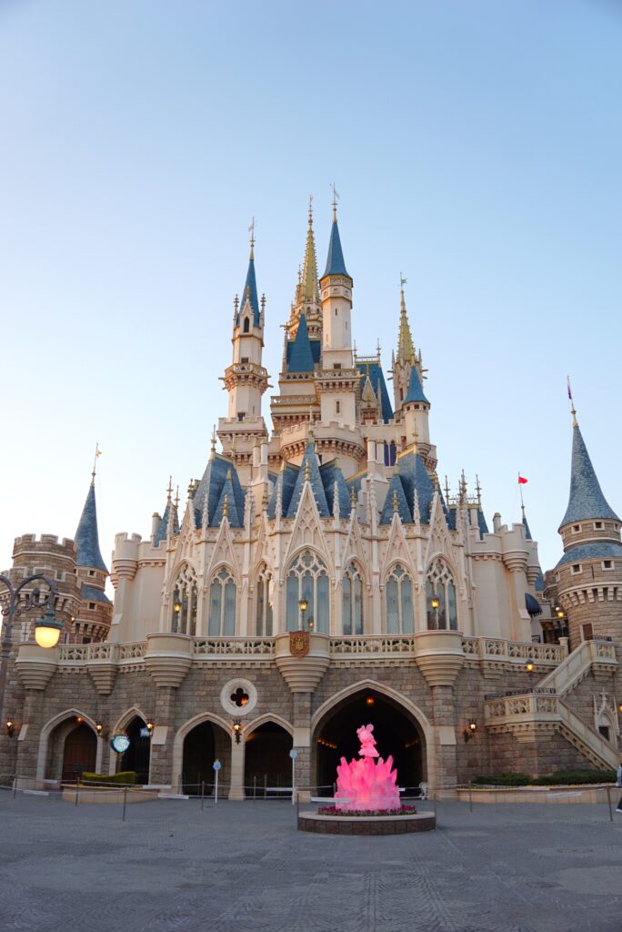 シンデレラ城裏