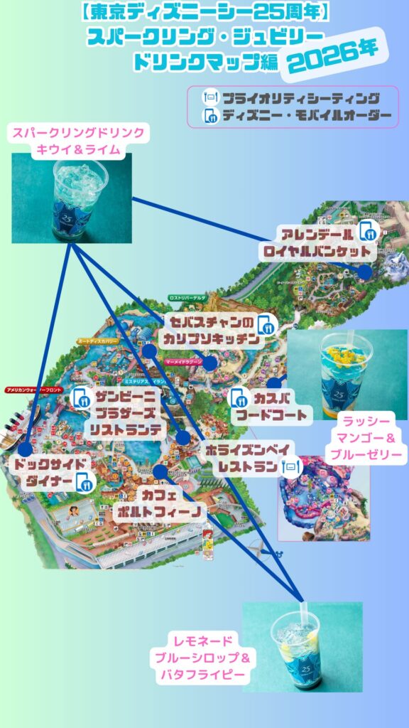 ２５周年ドリンクマップ