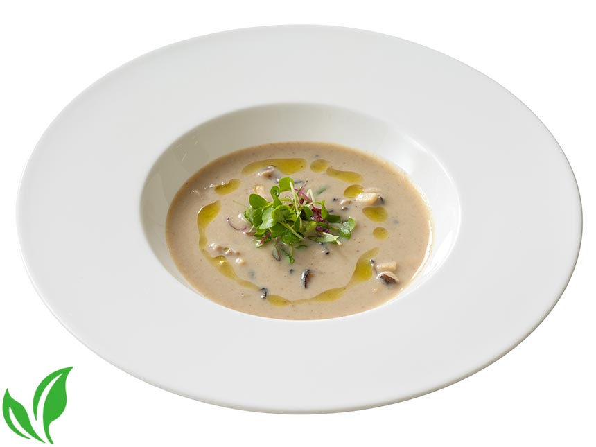 キノコと豆乳のスープ