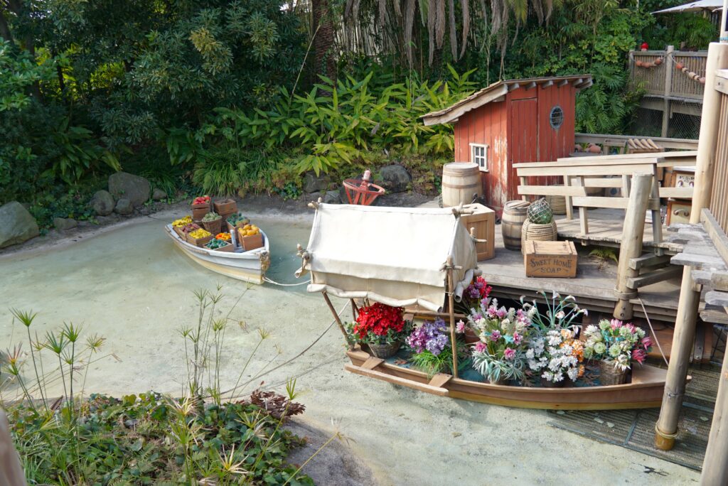 レストラン中庭