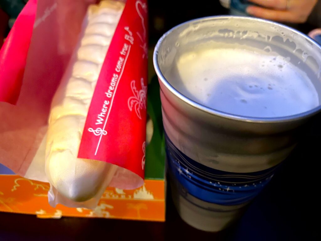 ギョウザドッグとビール