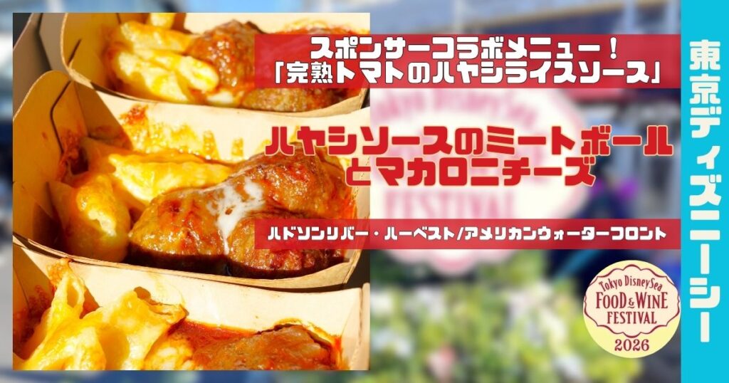 ハヤシソースのミートボールとマカロニチーズアイキャッチ