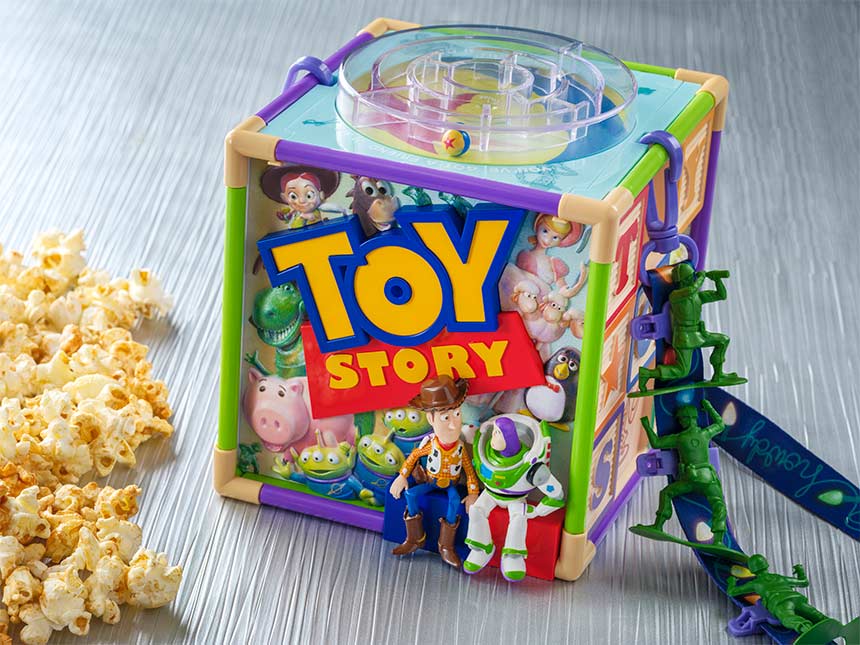 ポップコーン、バケット付き
