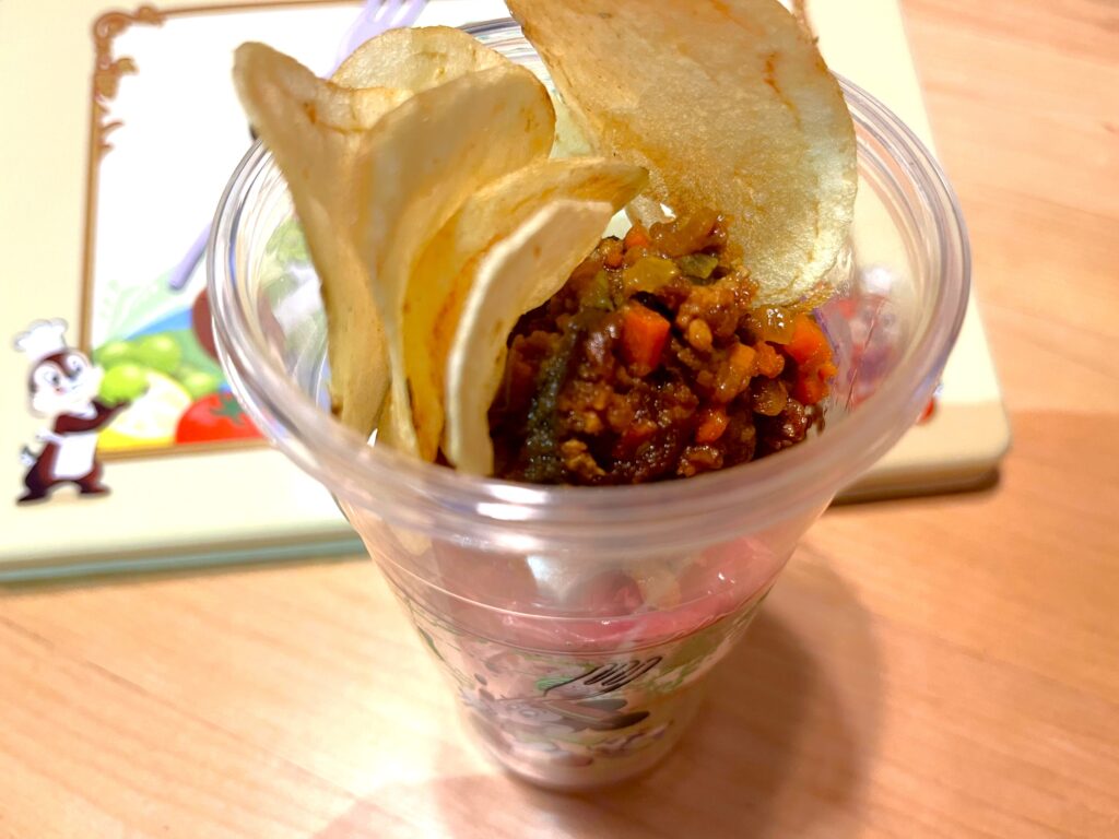 カレー&チップスの完成2