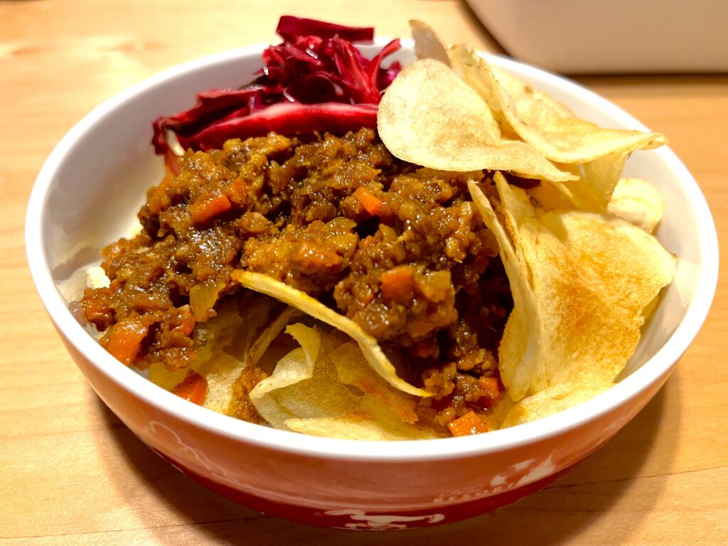 カレー&チップスの完成5