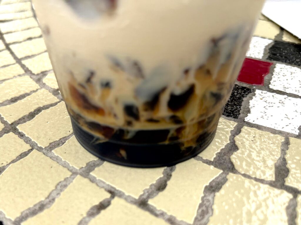 コーヒーミルクスムージーゼリー部分