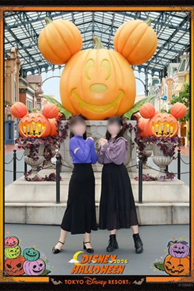 ディズニー・ハロウィーンの撮影1